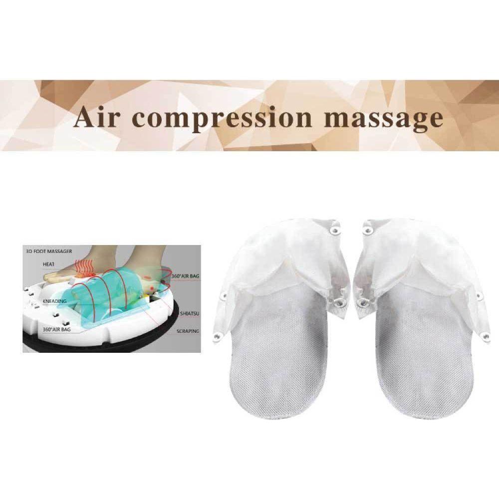 Foot Massager Machine Gold 3D Shiatsu Heat Kneading Pressing Relax Home Massage