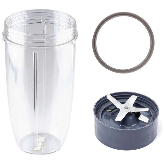 For Nutribullet Extractor Blade + Colossal Tall Cup + Grey Seal - 900 600 Models