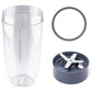 For Nutribullet Extractor Blade + Colossal Tall Cup + Grey Seal - 900 600 Models