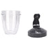 For Nutribullet Short Cup + Fliptop Lid - Suits Nutribullet 600 and 900 Models