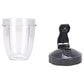 For Nutribullet Short Cup + Fliptop Lid - Suits Nutribullet 600 and 900 Models