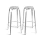 Gardeon 2-Piece Outdoor Bar Stools Patio Indoor Bistro Aluminum Chairs