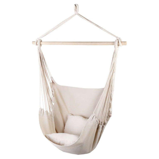 Gardeon Hammock Swing Chair - Cream - Magdasmall