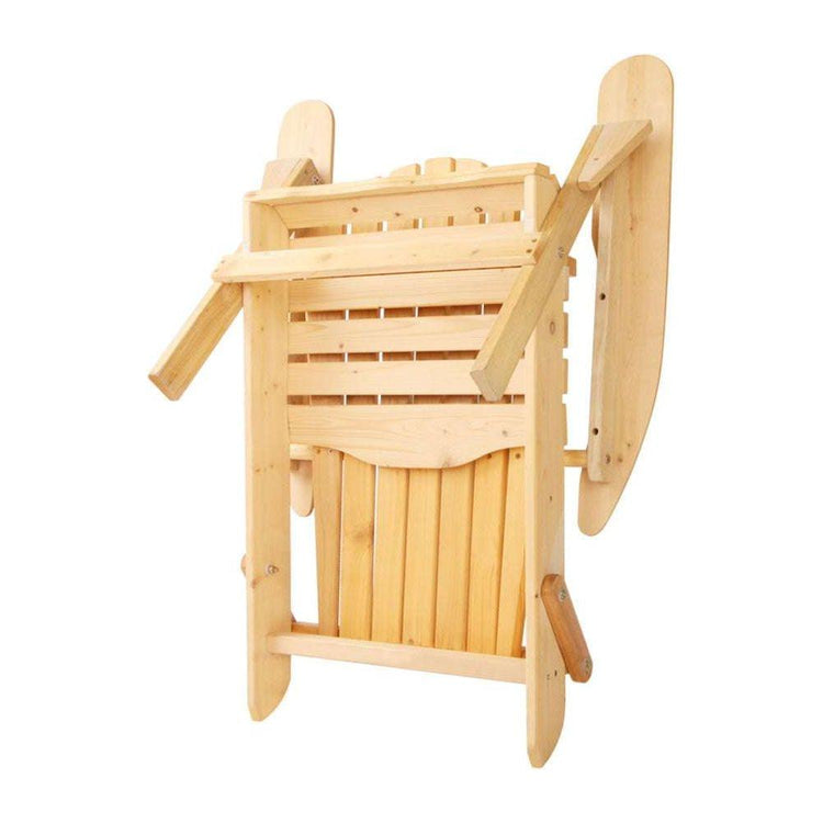 Gardeon Outdoor Chairs Furniture Beach Chair Lounge Wooden Adirondack Garden Patio