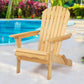 Gardeon Outdoor Chairs Furniture Beach Chair Lounge Wooden Adirondack Garden Patio