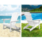 Gardeon Outdoor Furniture Adirondack Chairs Beach Chair Lounge Wooden Patio Garden