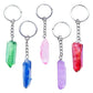 Gemstone Aura Quartz Point Keychain (SENT AT RANDOM)