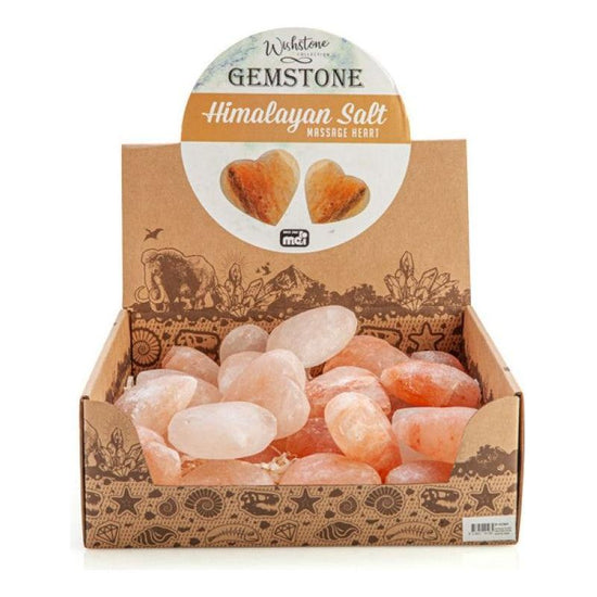 Gemstone Himalayan Salt Massage Heart