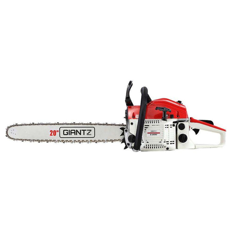 GIANTZ 52CC Petrol Commercial Chainsaw Chain Saw Bar E-Start Pruning