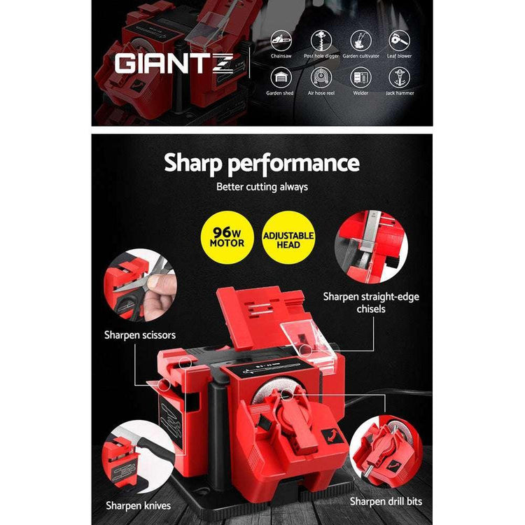 GIANTZ Electric Multi Tool Sharpener Function Drill Bit Knife Scissors Chisel - Magdasmall