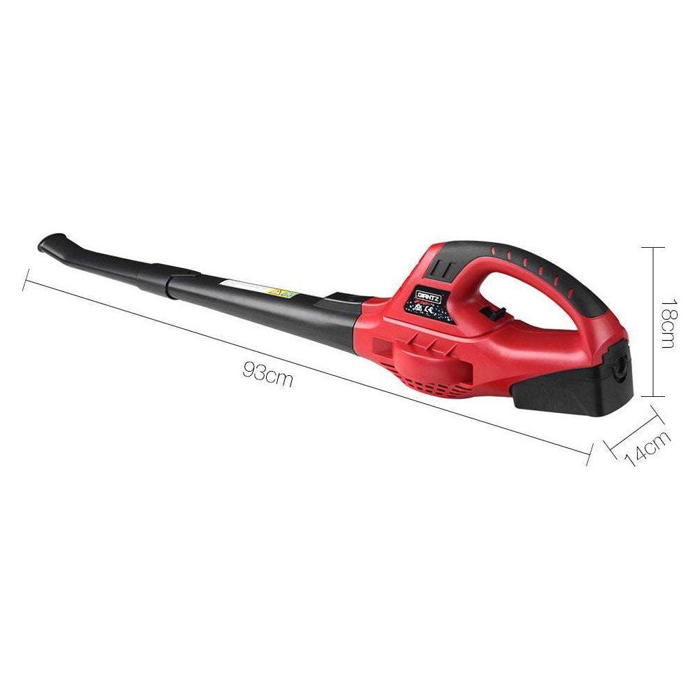 Giantz Lightweight Cordless Leaf Blower 20V- 2 Speed - Lithium-ion Battery