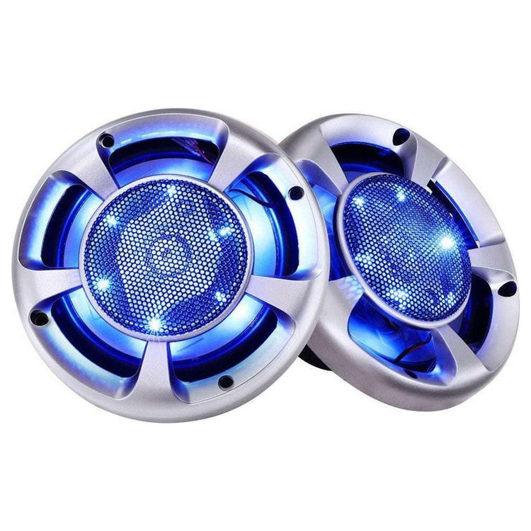 Giantz Set of 2 6.5inch LED Light Car Speakers