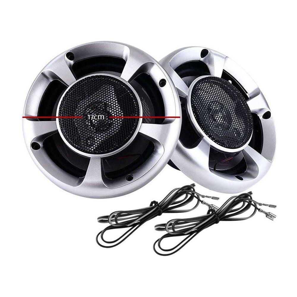 Giantz Set of 2 6.5inch LED Light Car Speakers