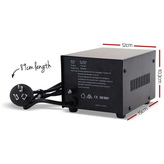 Giantz Stepdown Transformer 500W 240V to 110V