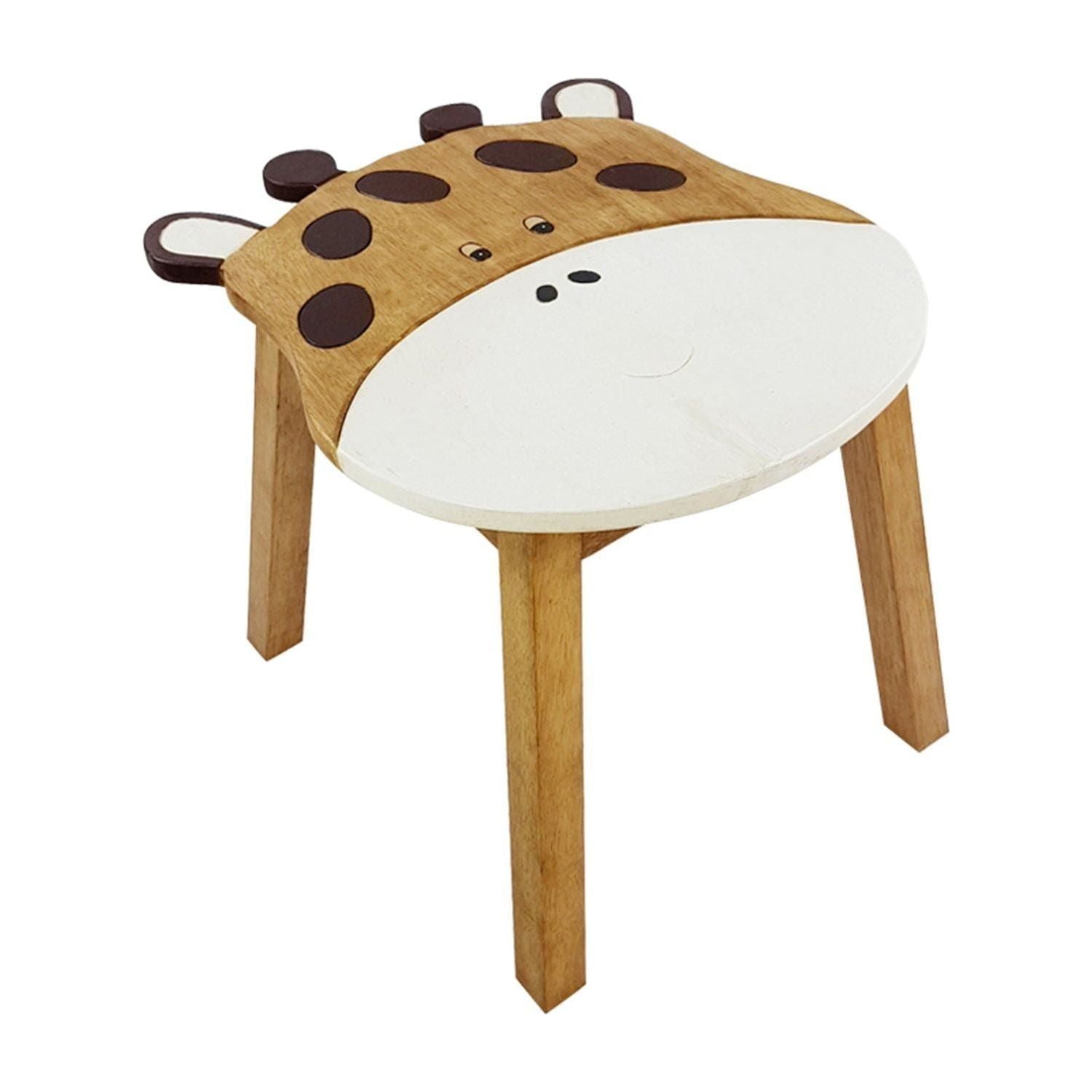 Giraffe Table + 2 Stools Set