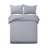 Giselle Quilt Cover Set Classic Grey - Queen/King/Super King - Magdasmall