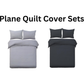 Giselle Quilt Cover Set Classic Grey - Queen/King/Super King