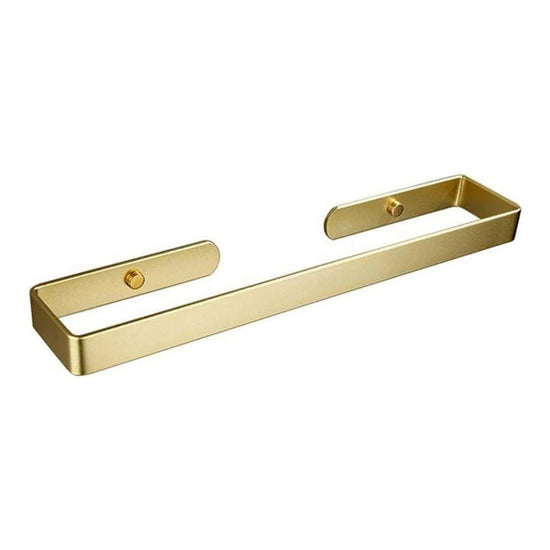 Gold Kitchen Bathroom Paper Holder Towel Holder Self Adhesive or Screw Mount 40cm