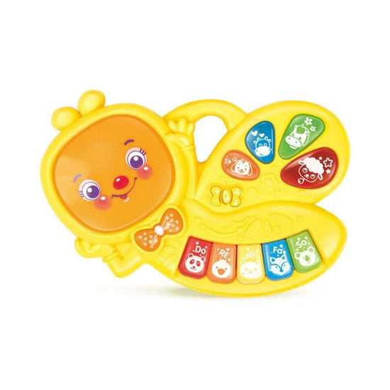 GOMINIMO Kids Piano Keyboard Music Toys with Bee Shape Design (Yellow)