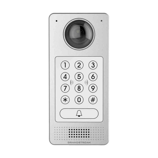 Grandstream HD IP Video Door System, 1080p Video, Built In RFID Chip Reader, Speaker &amp; Microphone, Metal Casing, Powerable Via PoE