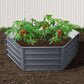 Greenfingers 2x Garden Bed 130x130x46cm Planter Box Raised Container Galvanised - Magdasmall