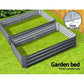 Greenfingers 2x Garden Bed 150x90cm Planter Box Raised Container Galvanised Herb - Magdasmall