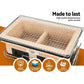 Grillz Ceramic BBQ Grill Smoker Hibachi Japanese Tabletop Charcoal Barbecue