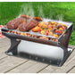 Grillz Fire Pit BBQ Outdoor Camping Portable Patio Heater Folding Packed Steel