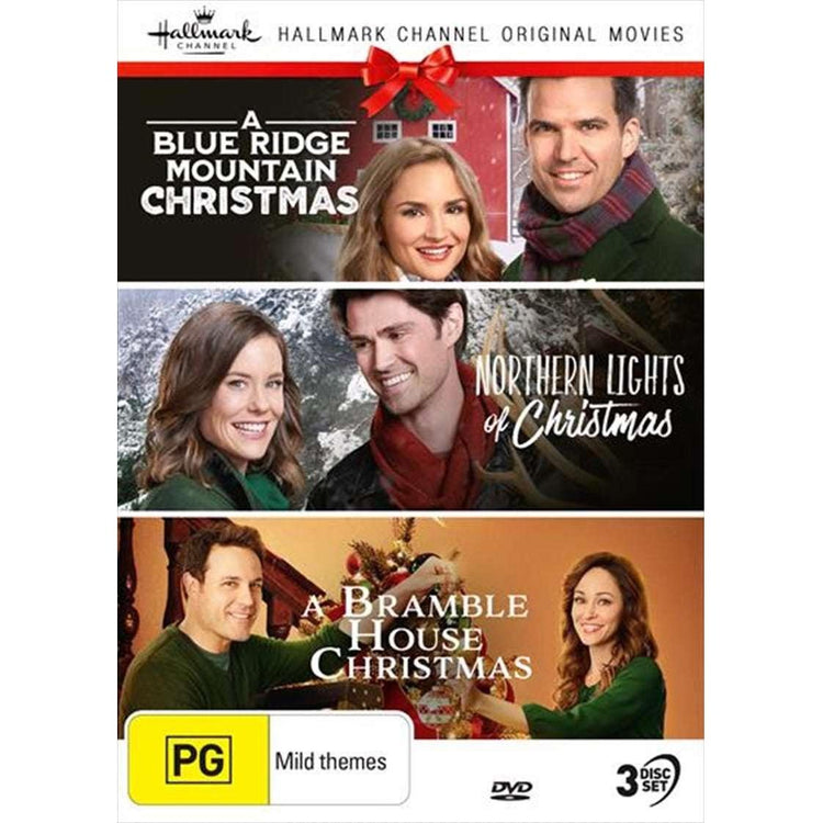 Hallmark Christmas - A Blue Ridge Mountain Christmas / Northern Lights Of Christmas / A Bramble Hous DVD - Magdasmall