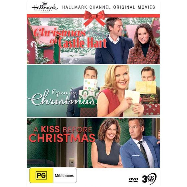 Hallmark Christmas - Christmas At Castle Hart / Open By Christmas / A Kiss Before Christmas - Collec DVD