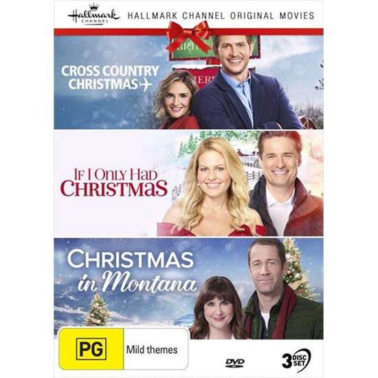 Hallmark Christmas - Cross Country Christmas / If I Only Had Christmas / Christmas In Montana - Coll DVD