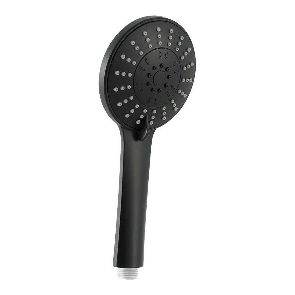 Handheld Shower Head 4.5&quot; High Pressure 5 Modes Poweful Round Black