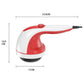 Handheld Vibration Massager Red - 4 Interchangeable Heads Adjustable Speed