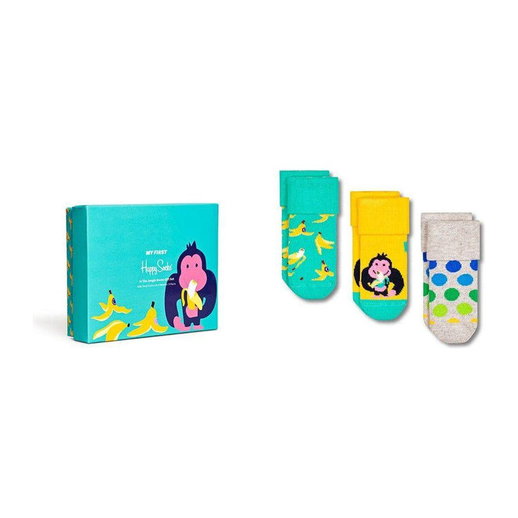 Happy Socks Baby Socks ?In The Jungle? Pack 0-6M-1826048944745091072