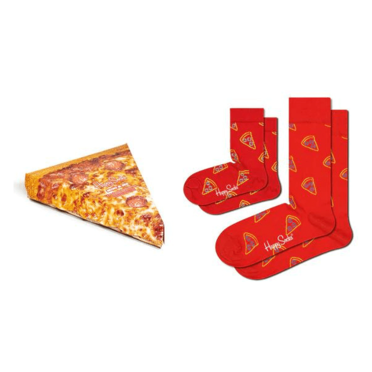 Happy Socks Pizza Socks Mini & Me 2 Pack 41/0-12M-1826048948205391872