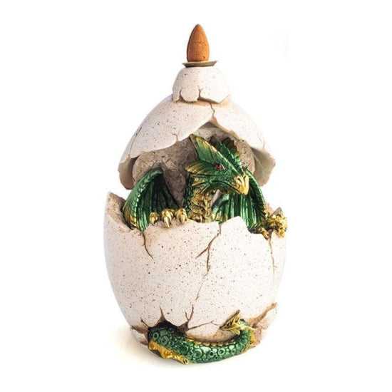 Hatching Dragon Backflow Incense Burner with LED Light