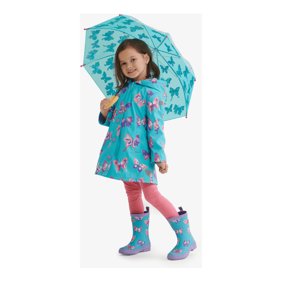 HATLEY Splash Rain Jacket | Doodle Butterflies Size 2-1826048953720901633