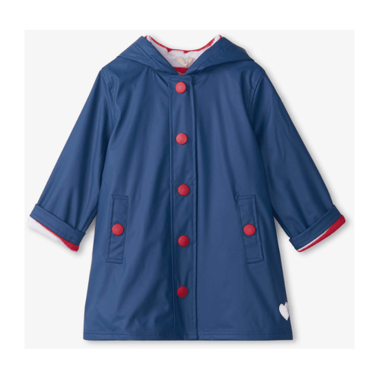 HATLEY Splash Rain Jacket | Navy & Red Size 3-1826048954324881408