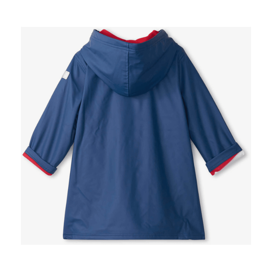 HATLEY Splash Rain Jacket | Navy & Red Size 4-1826048954454904832