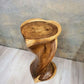 Heart-Shape Twisted Stool Raintree Wood Side Table/Corner Table/Bar stool