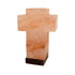 Himalayan Salt Lamp CROSS Marble Base w Black Cord (10w/24v) - Magdasmall