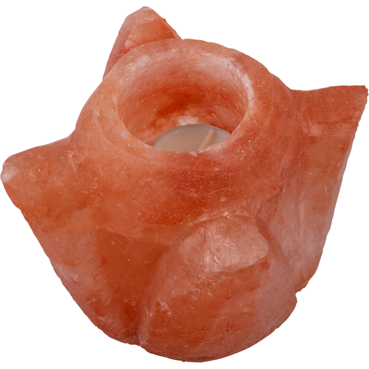 Himalayan Salt Tealight LOTUS Holder - Magdasmall