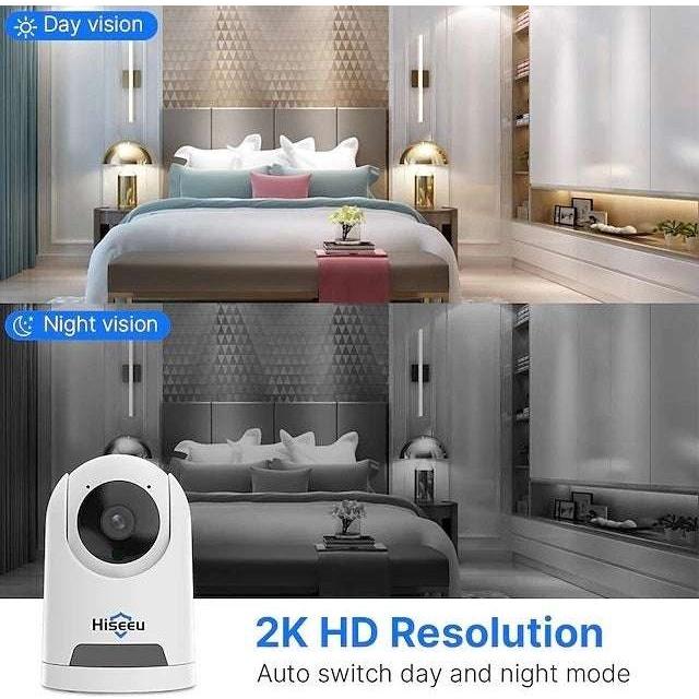 Hiseeu FH2C 2MP WiFi Wireless Security Camera for Home/Baby/Pet 2-way Audio & Motion Detection - Magdasmall