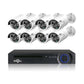 Hiseeu H5NVR-P8-612P 8CH 2MP/1080P PoE CCTV System (2TB HDD)