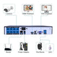 Hiseeu H5NVR-P8-612P 8CH 2MP/1080P PoE CCTV System (2TB HDD)