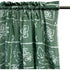 Home Innovations Pair of Polyester Cotton Rod Pocket Green Floral Curtains - Magdasmall