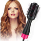 Hot Air One-Step Hair Dryer Negative Ion Anti-Frizz Blowout for Drying,Straightening, Curling and Volumizer (AU Plug)