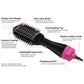 Hot Air One-Step Hair Dryer Negative Ion Anti-Frizz Blowout for Drying,Straightening, Curling and Volumizer (AU Plug)