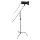 HRIDZ 10.8ft/330cm Heavy Duty Studio C Stand Century Stand Boom Arm Grip Heads Kit