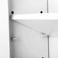 VASAGLE Bathroom Wall Cabinet with Mirror and Adjustable Shelf White BBK22WTV1